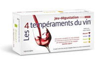 Jeu dégustation, les 4 tempéraments du vin